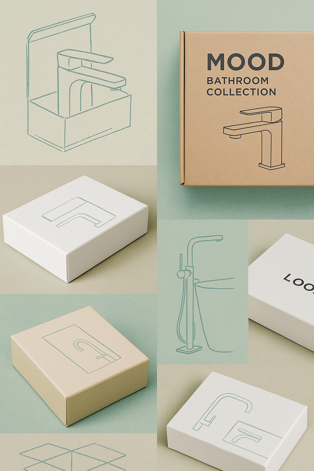 Packaging collage