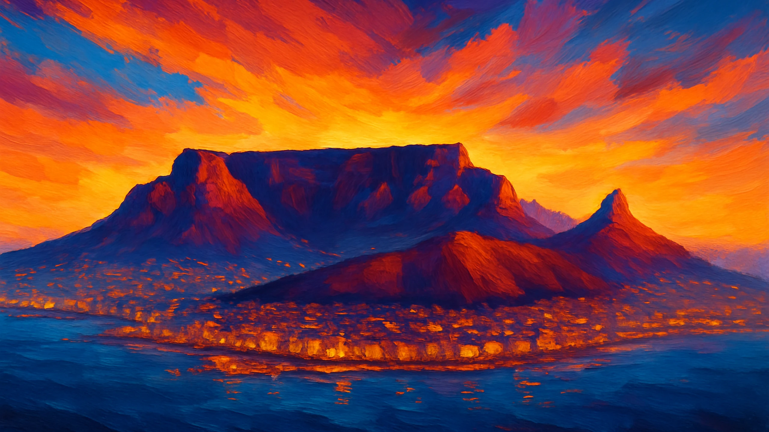 Table Mountain sunset